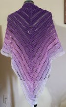 Load image into Gallery viewer, &#39;Lavender Fields&#39; Shawl

