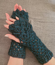 Load image into Gallery viewer, &#39;Chromatic Dragon&#39; Fingerless Gloves

