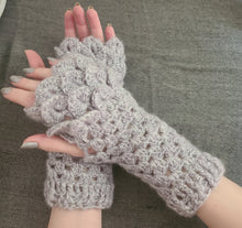 Load image into Gallery viewer, &#39;Chromatic Dragon&#39; Fingerless Gloves
