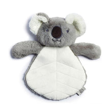 Load image into Gallery viewer, A soft grey koala with a flattened paddle shapped body. It has nubby arms and round ears.
